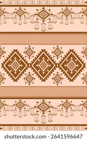 traditional seamless pattern  tribal, Aztec geometric Native  fabric  design vector for textile printing