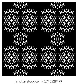 Traditionelles, nahtloses Muster Tribal Motif.Mit handgezeichnetem Stil und Hipster.