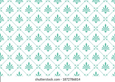 traditional seamless pattern vector background.