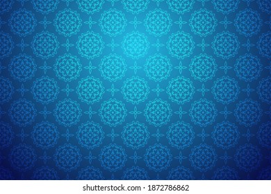 traditional seamless pattern vector background.
