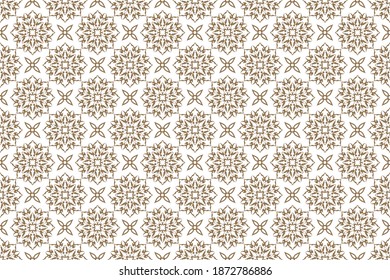 traditional seamless pattern vector background.