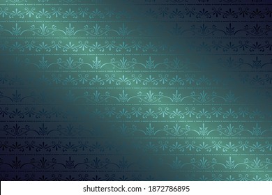 traditional seamless pattern vector background.