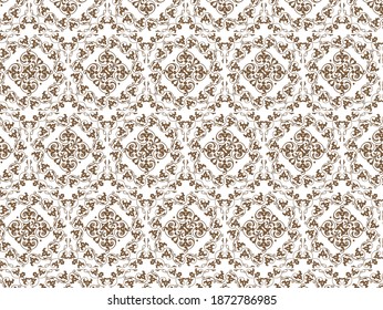 traditional seamless pattern vector background.