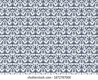 traditional seamless pattern vector background.