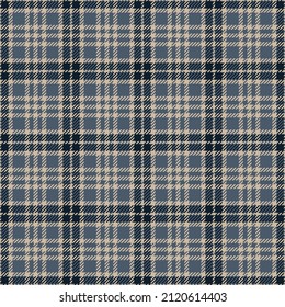 Traditional seamless plaid pattern in blue and white.Texture from plaid, tablecloths, clothes, shirts, dresses, paper, bedding, blankets and other textile products