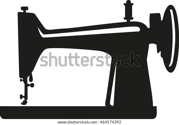 Traditional Sewing Machine Stock Vector Royalty Free 464574392