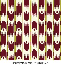 Traditional silk fabric pattern - ikat or adras (in Uzbek), a national textile product of Central Asian countries, for producing this fabric usually used handmade technologies. 
