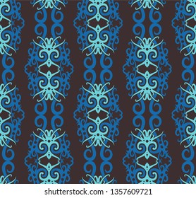 traditional simple geometric seamless pattern of batik motif background.Stylish fabric print vector design. Creative textile background for fashion or cloth