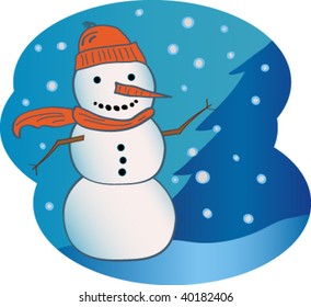 Traditional Snowman
