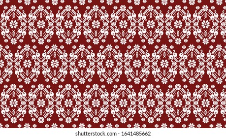 Batik Songket Pattern Vector Stock Indonesian Stock Vector (Royalty ...