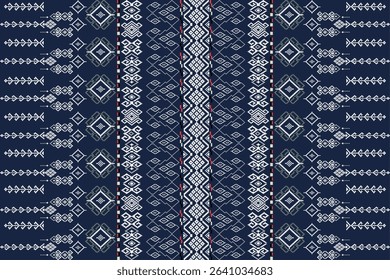 Traditional Southeast Asian Textile Pattern – Geometric Woven Motifs