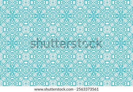 Traditional spanish tile design pattern