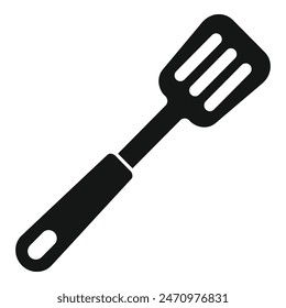 Traditional spatula icon simple vector. Cooking tool. Domestic utensils