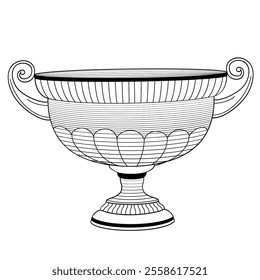 Traditional Sports Cup on white background