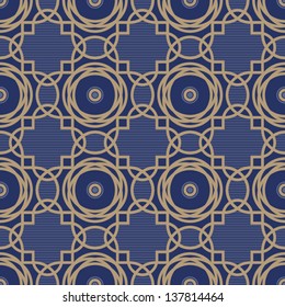 Traditional strict pattern with a geometric ornament. Men's fashion.