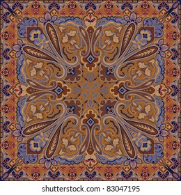 Traditional Style Colorful Paisley Bandana