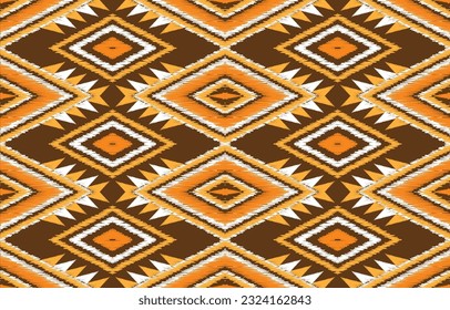 traditional  style fabric Pattern Background geometric ethnic Oriental traditional Design for seamless,carpet,wallpaper,clothing,wrapping,fabric,Vector illustration.