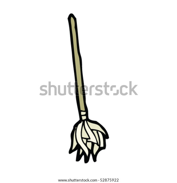 Traditional Style Mop Drawing Stock Vector (Royalty Free) 52875922