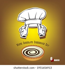 The traditional sweet dessert day in March is White Chocolate Cheesecake Day.