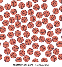 Traditional symbols of Chinese New Year / Spring Festival. Decorations, bells.
vector seamless background patterns, decorative christmas elements for fabric design, wrapping paper