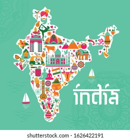 Cultural Map Of India 5,199 India Culture Map Images, Stock Photos & Vectors | Shutterstock