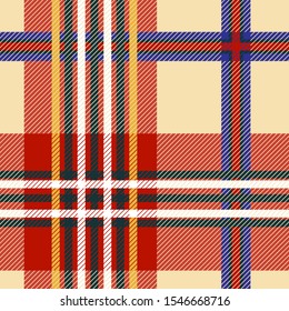 Traditional tartan pattern, tartan pattern, fabric newly developed vector,Seamless pattern