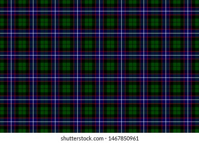 The Traditional Tartan of the Scottish Clan Russell. Seamless rectangle pattern for fabric, kilts, skirts, plaids