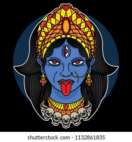 traditional tattoo kali  vector EPS 10