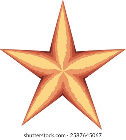 Traditional tattoo of a star. Tattoo design element with multiple layers. Editable vector, EPS 10 for use in poster, banner or sticker and flyer.