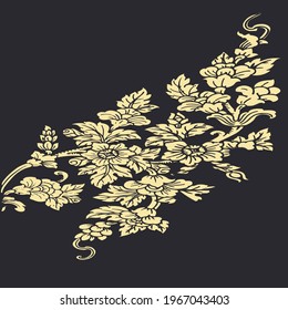 Traditional Thai Art Graphic Vector.