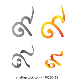 Traditional Thai nine number in gradient color