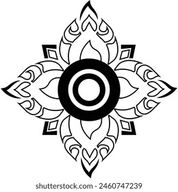 traditional thai seamless pattern design 