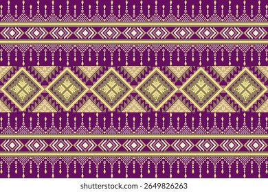 Traditional Thai silk patterns, the "ikat" weave combined with geometric patterns, is known for its intricate and vibrant patterns. These patterns are used to make sarongs, skirts, blouses and scarves