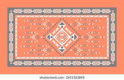 traditional thai style pattern light orange background design for carpet,curtain,clothing,fabric,wrapping paper,tiles,textiles,batik,texture and wallpaper.Vector background.