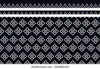Patrón de tejido triangular tradicional tailandés