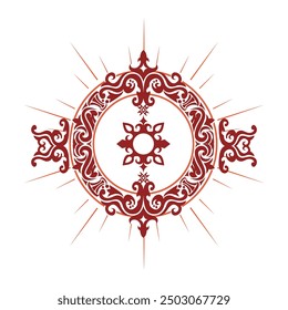 Traditional tribal motif, suitable for use with traditional themes