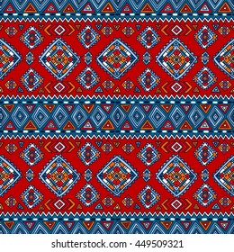 Traditional tribal pattern in ethnic style, texture, background.