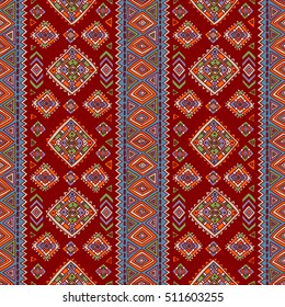 Traditional tribal pattern in ethnic style, texture, background.