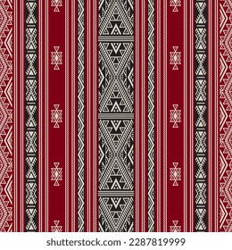 Traditional Tunisian embroidery pattern, seamless vector  composition