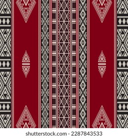 Traditional Tunisian embroidery pattern, seamless vector  composition