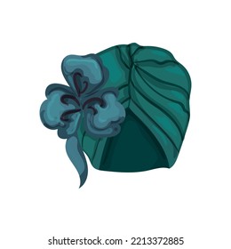 traditional turban indian cartoon. traditional turban indian sign. isolated symbol vector illustration