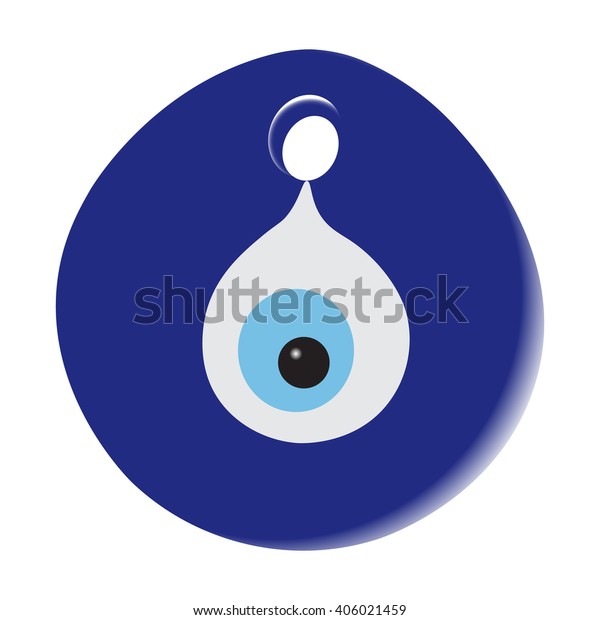 Traditional Turkish Amulet Evil Eye On Stock Vector (Royalty Free ...