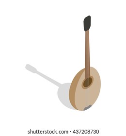 Traditional turkish music instrument icon