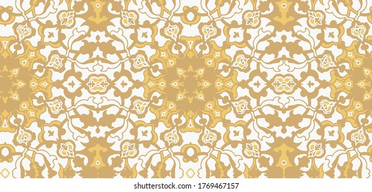 Traditional Turkish Ottoman Floral seamless vector for  pillow, tile, geometric motifs, ethnic shapes, mixed on grunge gray background . antique effect trendy modern carpet, rug, flooring pattern 