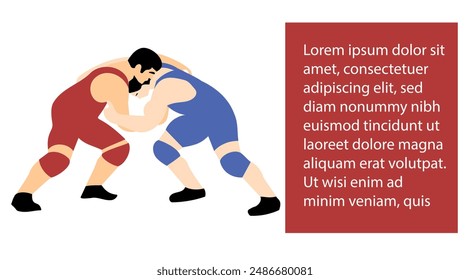 Traditional Turkish Wrestlers Engaged in Combat