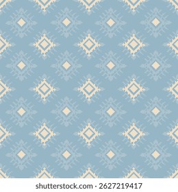 Traditional Ukrainian cross-stitch Detailed vector Illustration for textile printing design, on pixels pastel colors tones