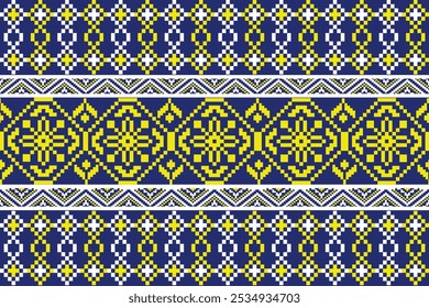 Ucraniano tradicional
Bordado De Ponto Cruzado - Vetor Detalhado
Ilustração para Design de Impressão Têxtil