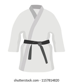 
A traditional uniform for karate named as karategi 
