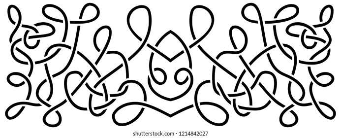 traditional vector celtic ornament