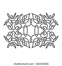 traditional vector celtic ornament